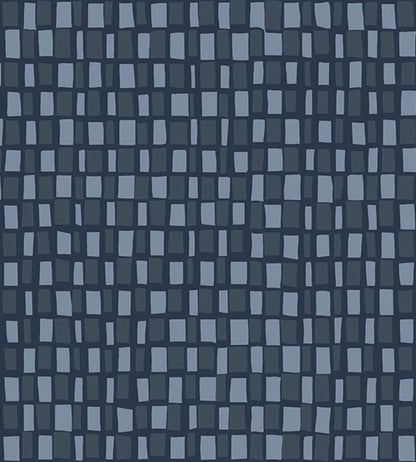 Noppa Wallpaper by Marimekko Navy