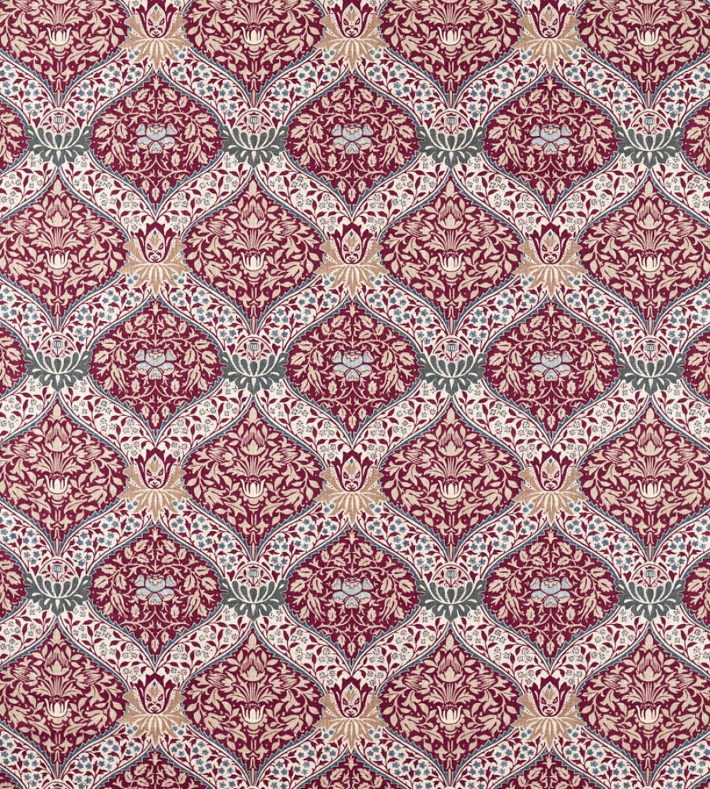 Norbury Fabric by Morris & Co Madder