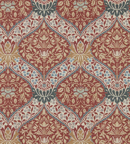 Norbury Wallpaper by Morris & Co Slate/Madder