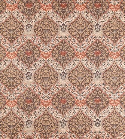 Norbury Weave Fabric by Morris & Co Tobacco/Russet