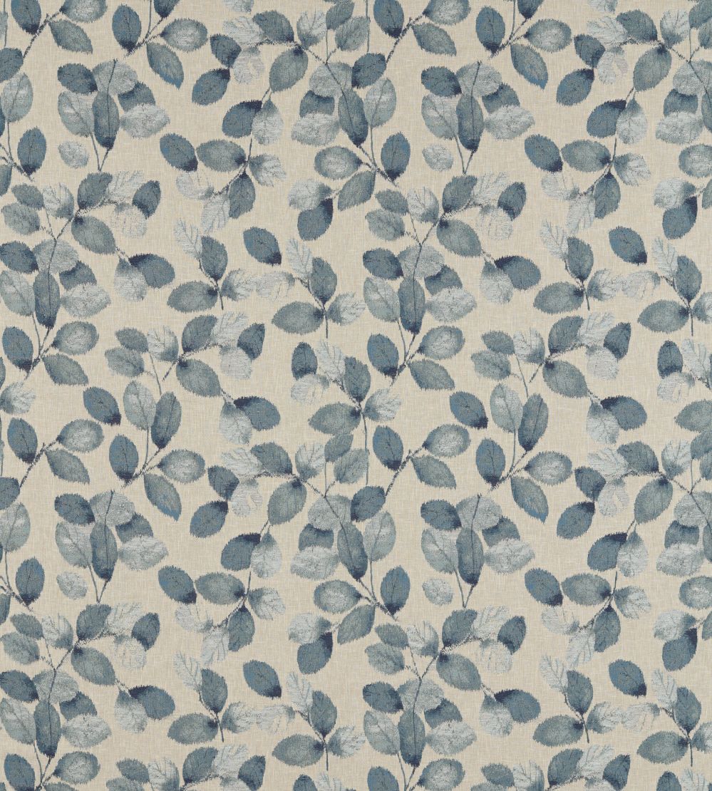 Northia Fabric by Clarke & Clarke Denim/Linen