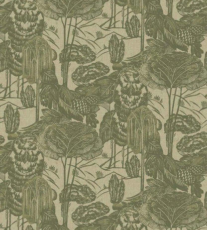 Nostalgic Evergreen Wallpaper by Eijffinger Green