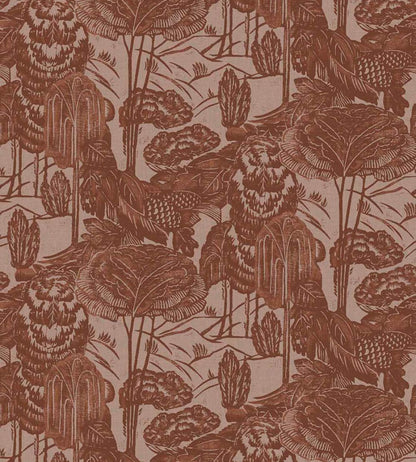 Nostalgic Evergreen Wallpaper by Eijffinger Red
