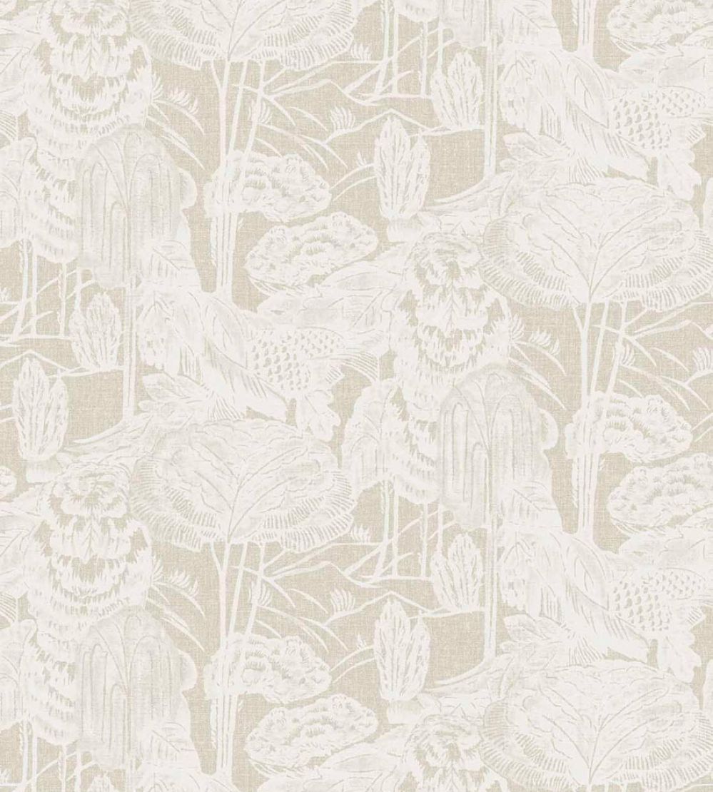 Nostalgic Evergreen Wallpaper by Eijffinger White/Cream