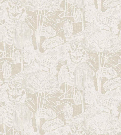 Nostalgic Evergreen Wallpaper by Eijffinger White/Cream