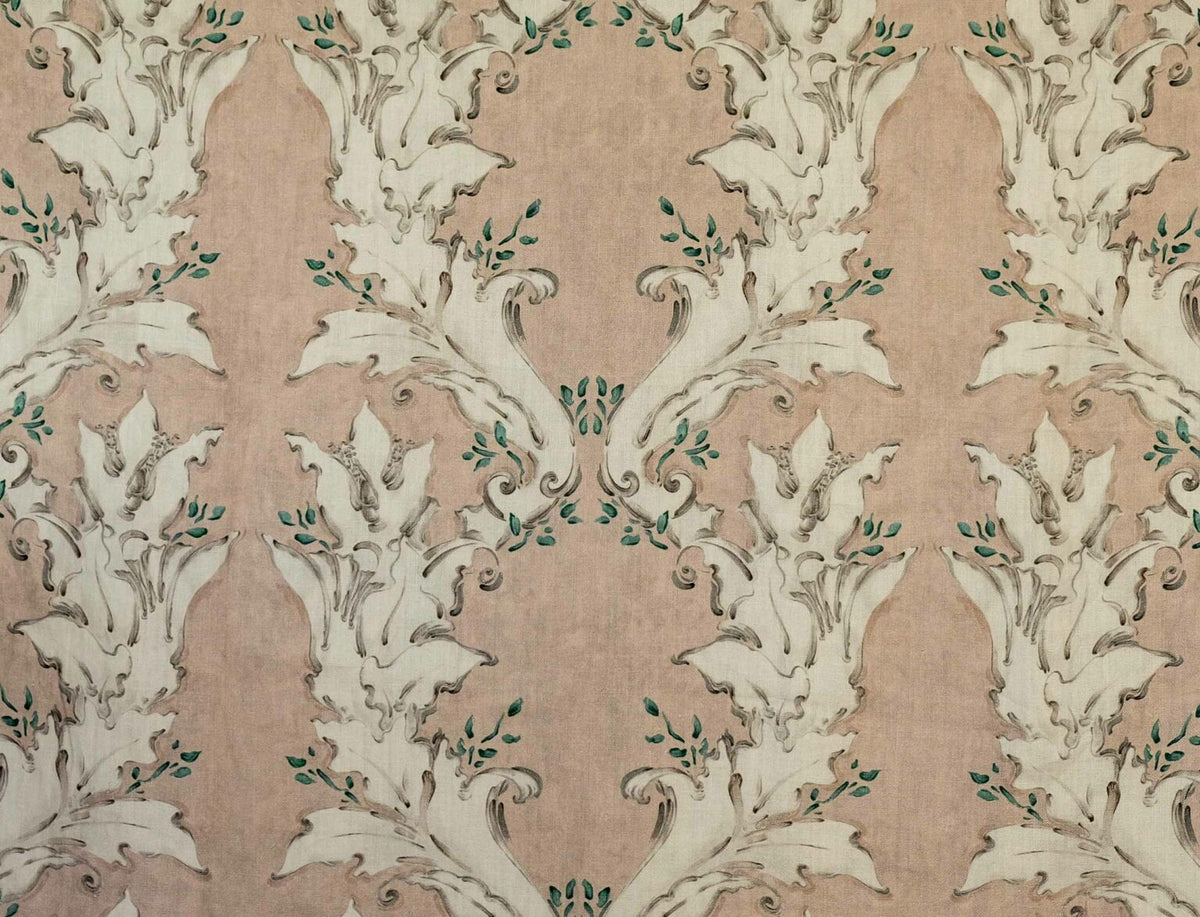 Nouveau fabric by Coordonné in Nude, flat pattern view