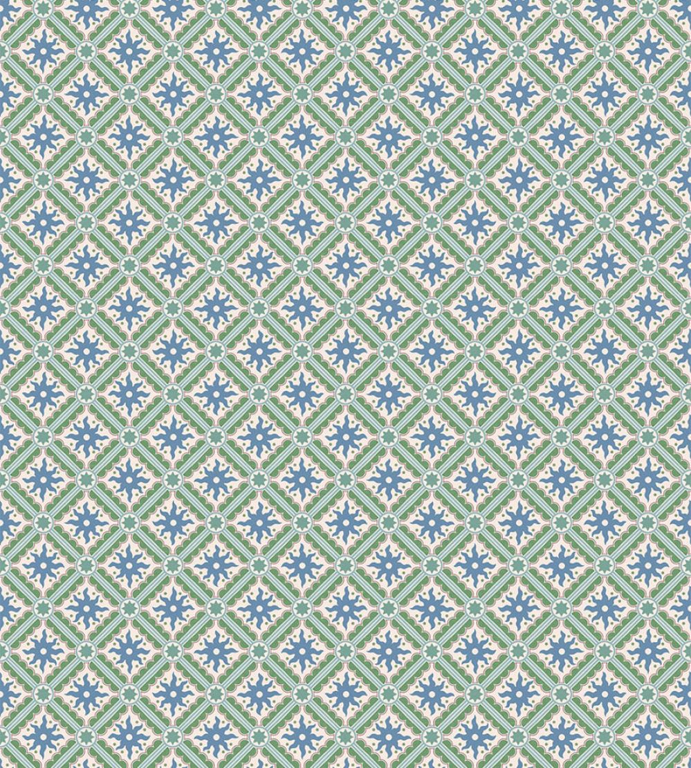 Nova and Sol Wallpaper by Josephine Munsey Alice Green, Dusky Plum and Cobber