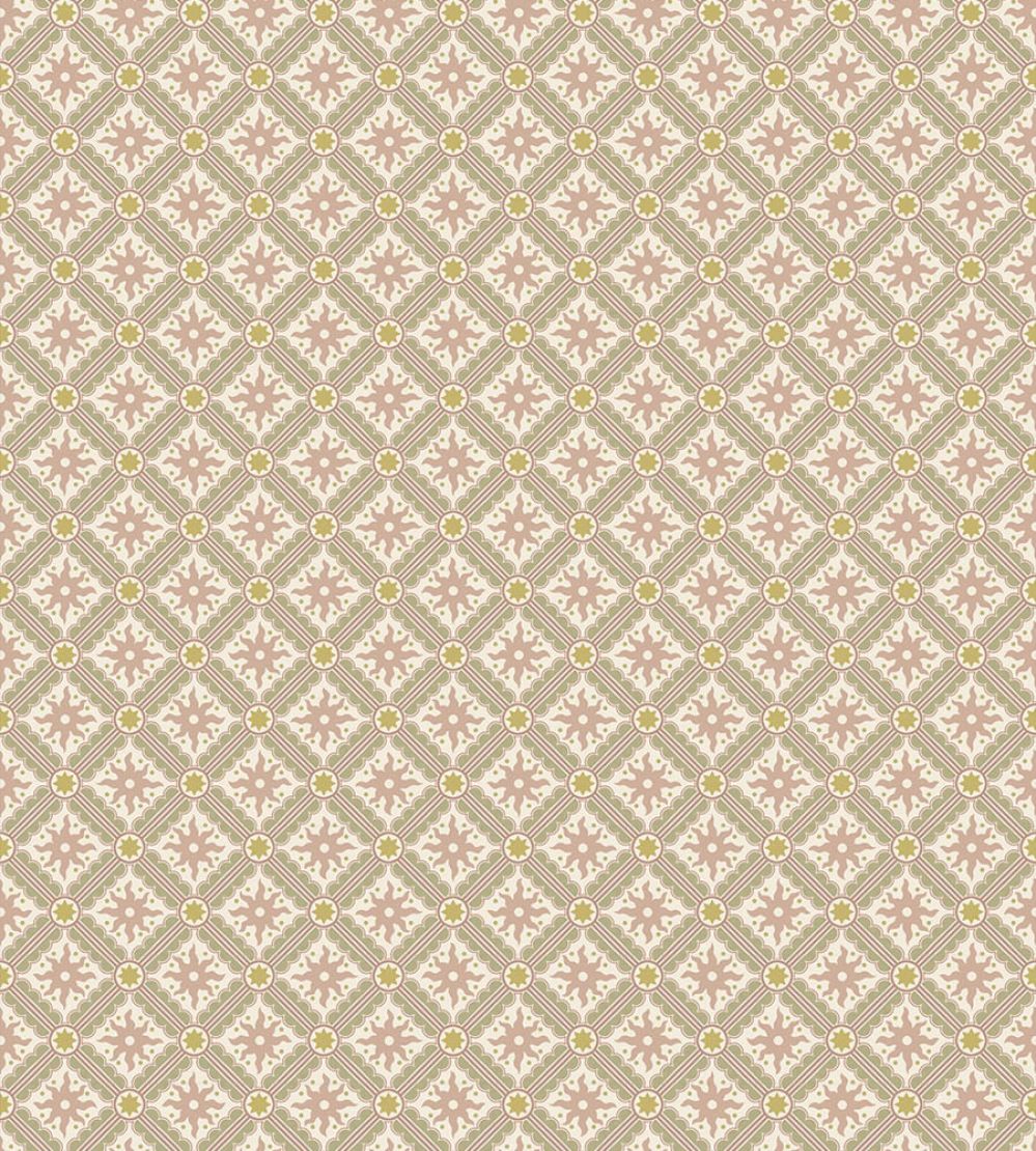 Nova and Sol Wallpaper by Josephine Munsey Southern Light, Ham Pink and Meadow