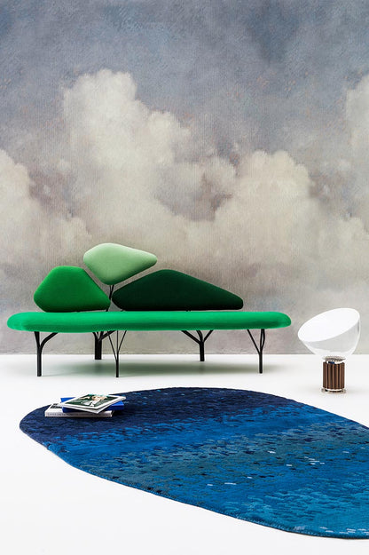 Nubem Panoramic Wallpaper by Pierre Frey shown in a room setting