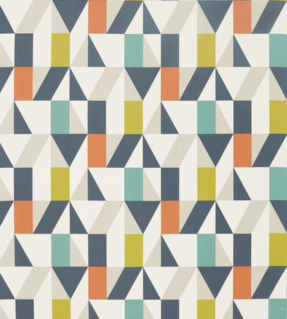 Nuevo Fabric by Scion Citrus / Paprika / Forest