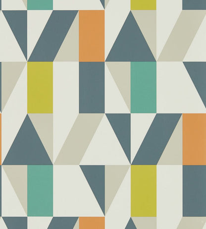 Nuevo Wallpaper by Scion Citrus / Paprika / Forest