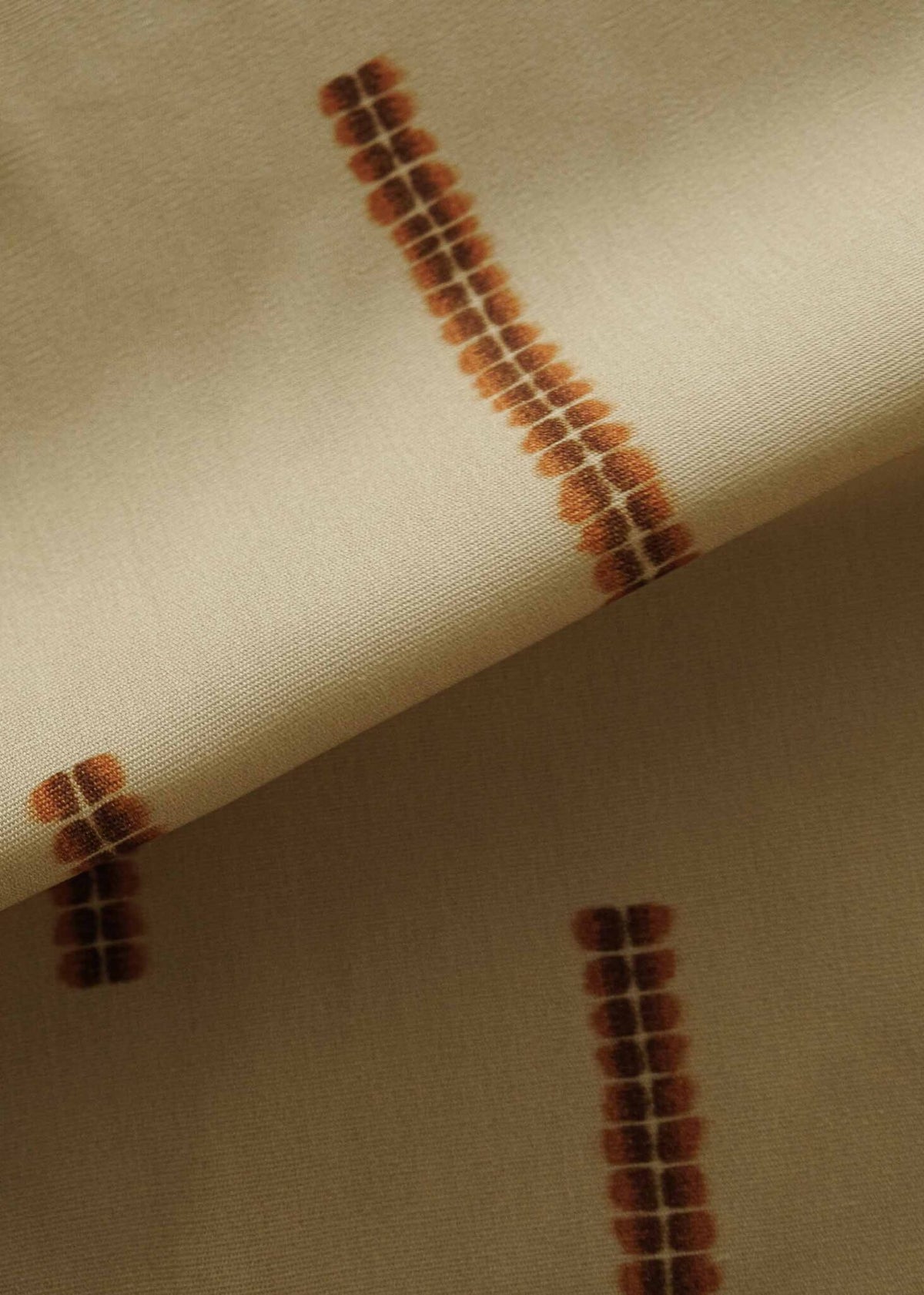 Nui fabric by Coordonné in Natural, flat pattern view