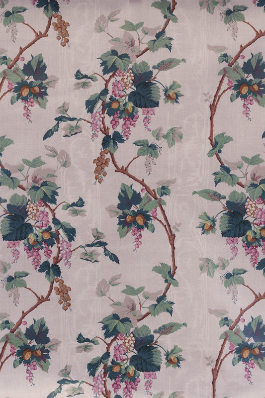 Nuts & Berries Fabric by Jean Monro in Hazelnut Blackcurrant