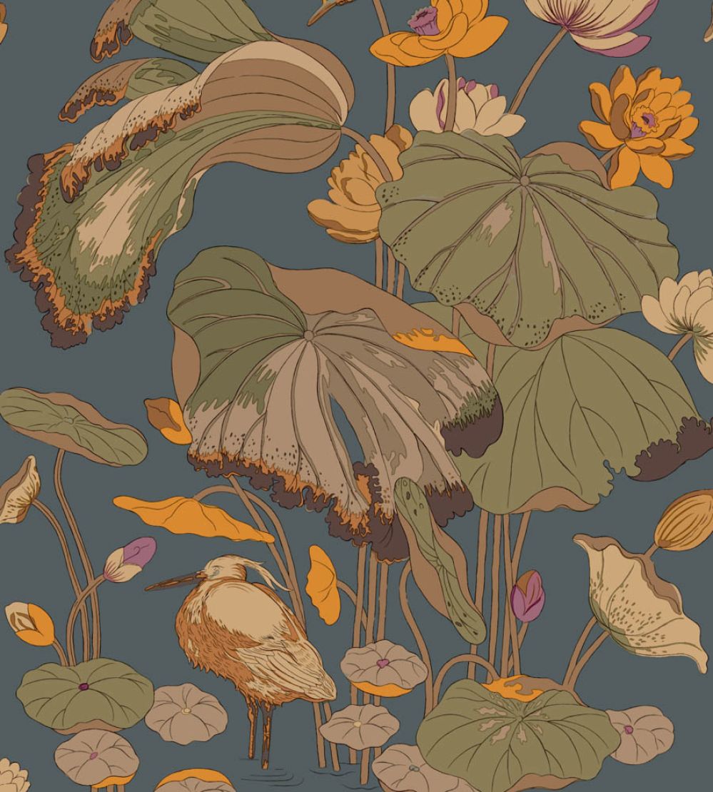 Nympheus Wallpaper by GP & J Baker Sunset