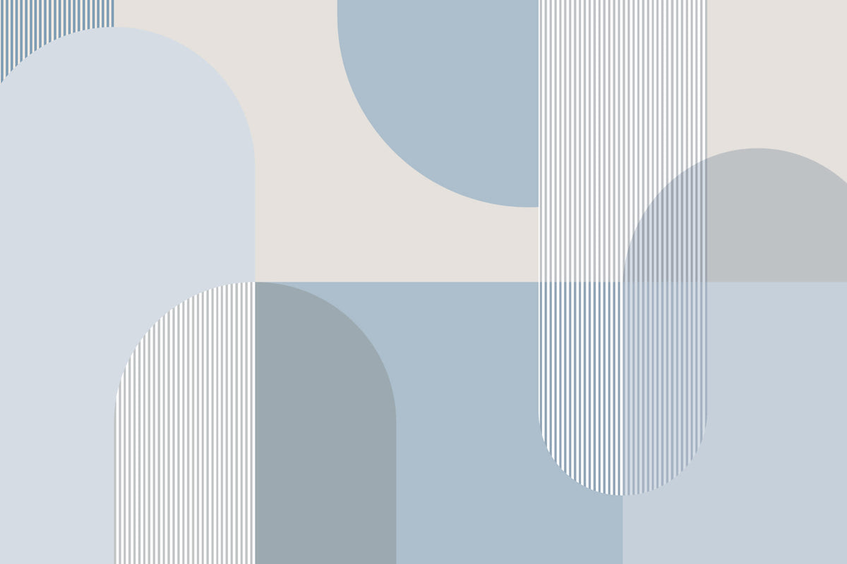 Nystrom Blue mural by Hovia