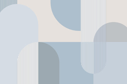 Nystrom Blue mural by Hovia