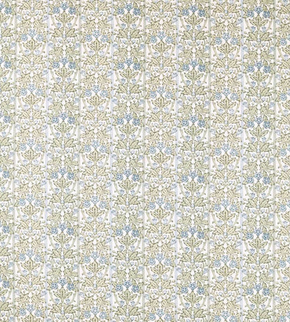 Oak & Blossom Fabric by Morris & Co Thyme/Woad