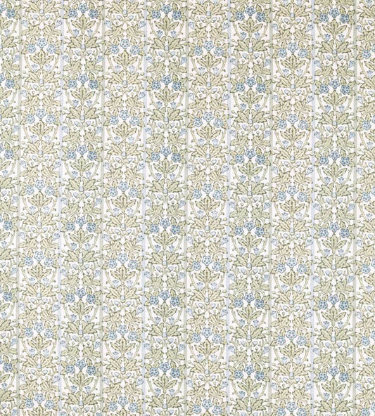 Oak & Blossom Fabric by Morris & Co Thyme/Woad