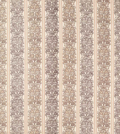 Oak & Blossom Weave Fabric by Morris & Co Chestnut