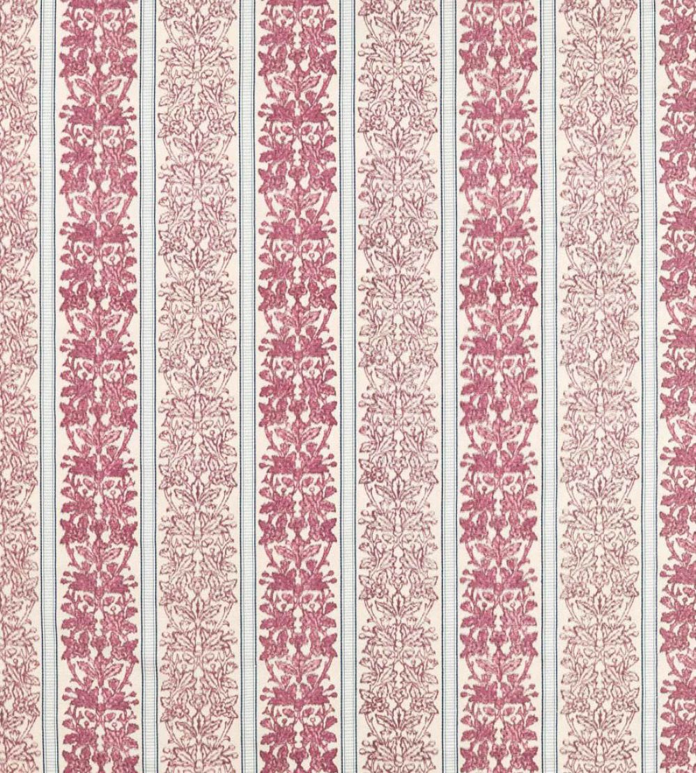 Oak & Blossom Weave Fabric by Morris & Co Madder