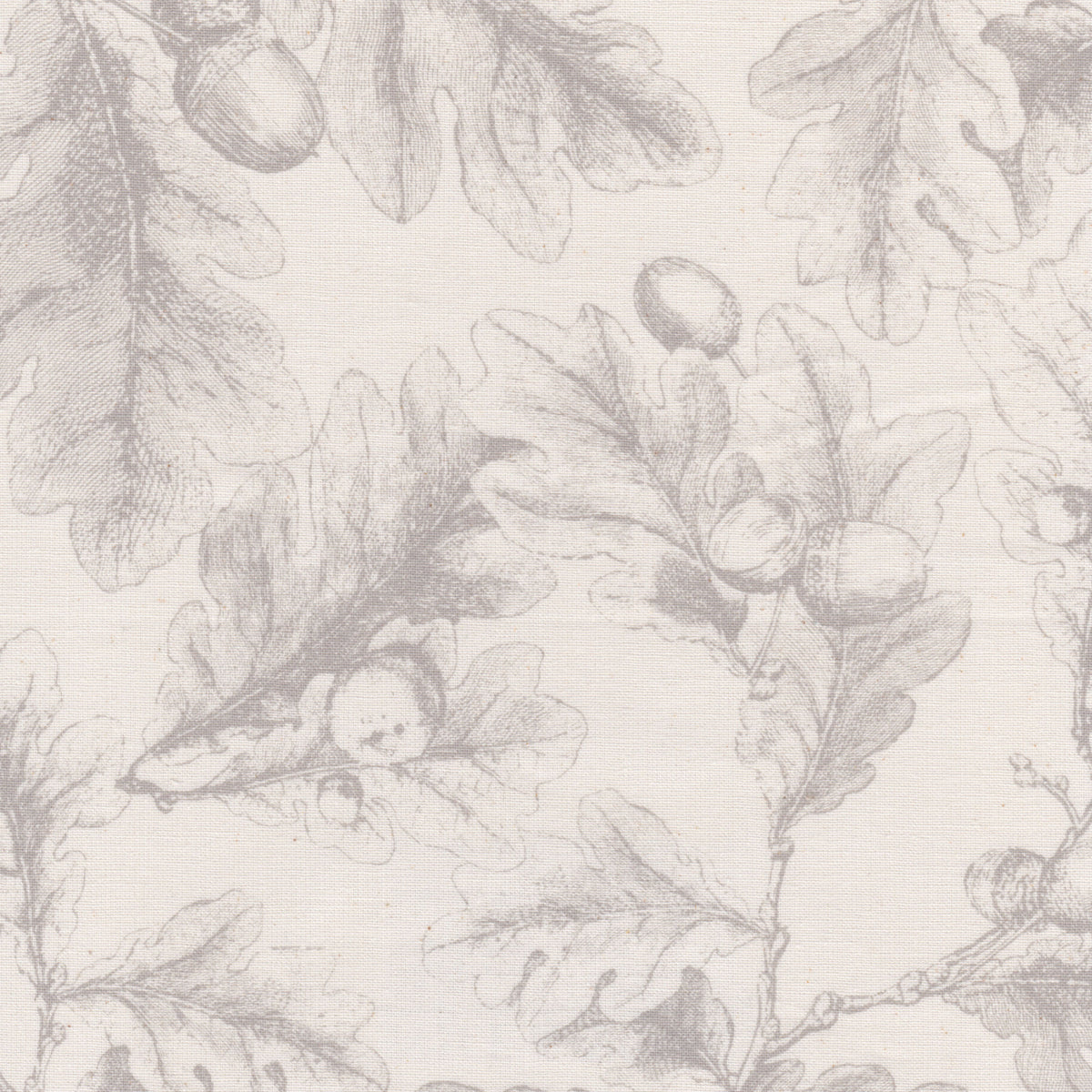 Oak Leaf Fabric by Nile & York in Stone