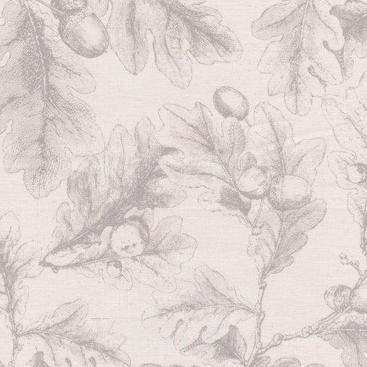 Oak Leaf Fabric by Nile & York in Stone