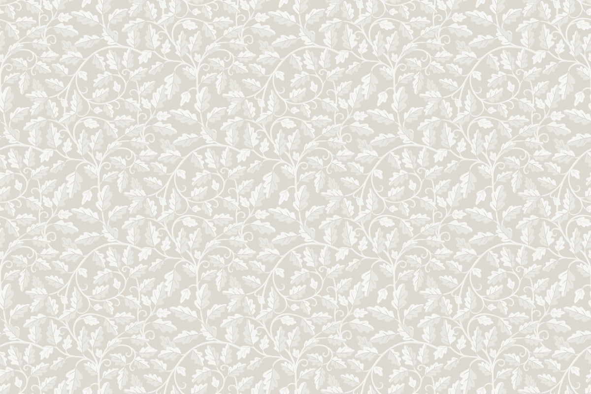 Oak Leaf Neutral mural by Hovia