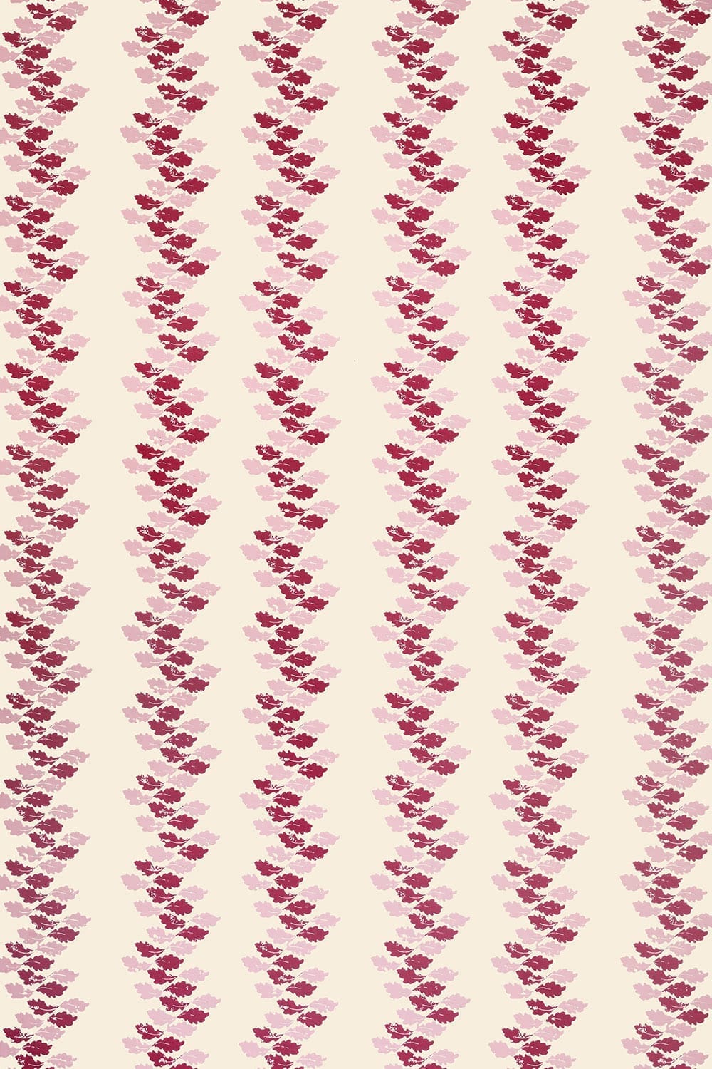 Oak Leaves Wallpaper by Barneby Gates Red/Pink
