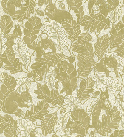 Oak Tree Tails Wallpaper by Langelid Von Bromssen Golden Sand