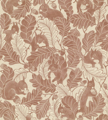 Oak Tree Tails Wallpaper by Langelid Von Bromssen Powder Tan