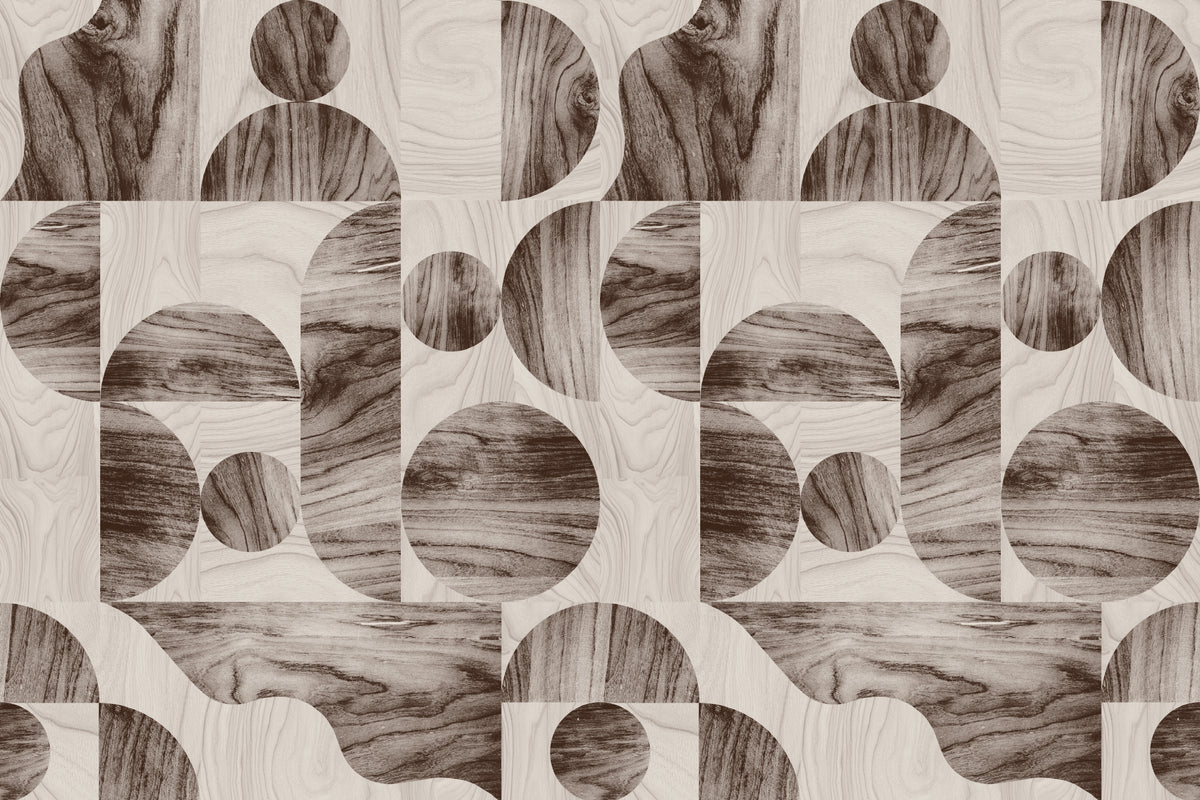 Oak Brown wallpaper by Hovia