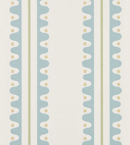 Oakham Wallpaper by Scion Coast Blue