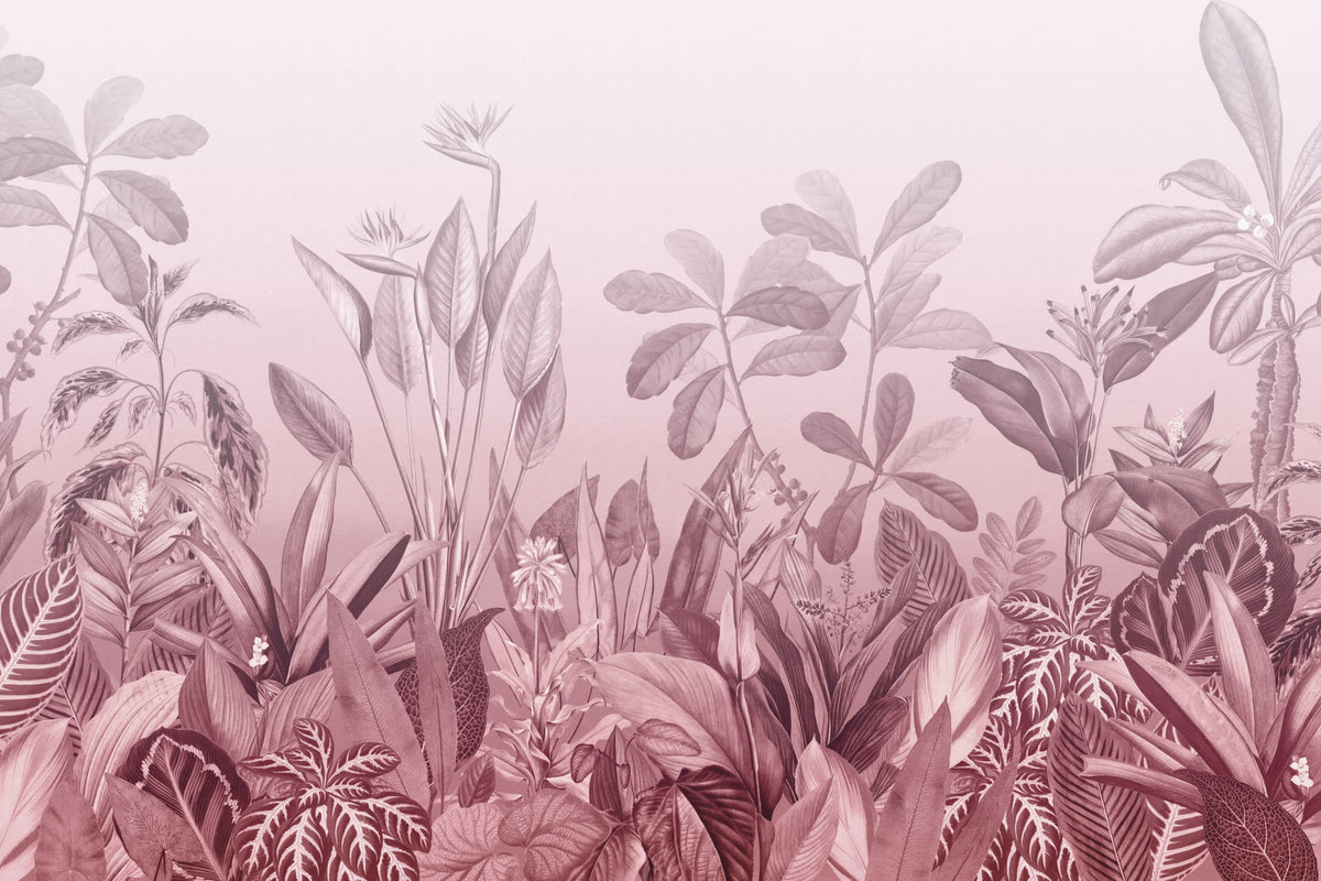 Oasis Pink mural by Hovia