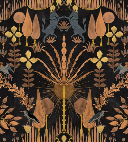 Oasis Villa Wallpaper by Coordonne Night
