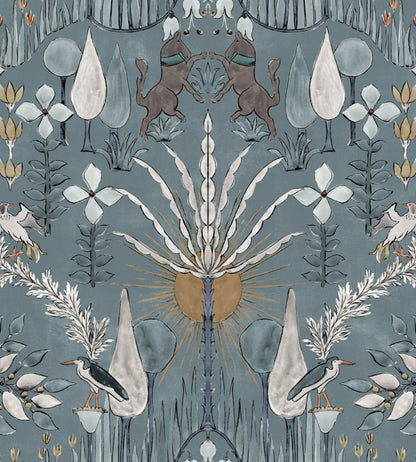 Oasis Villa Wallpaper by Coordonne Sky