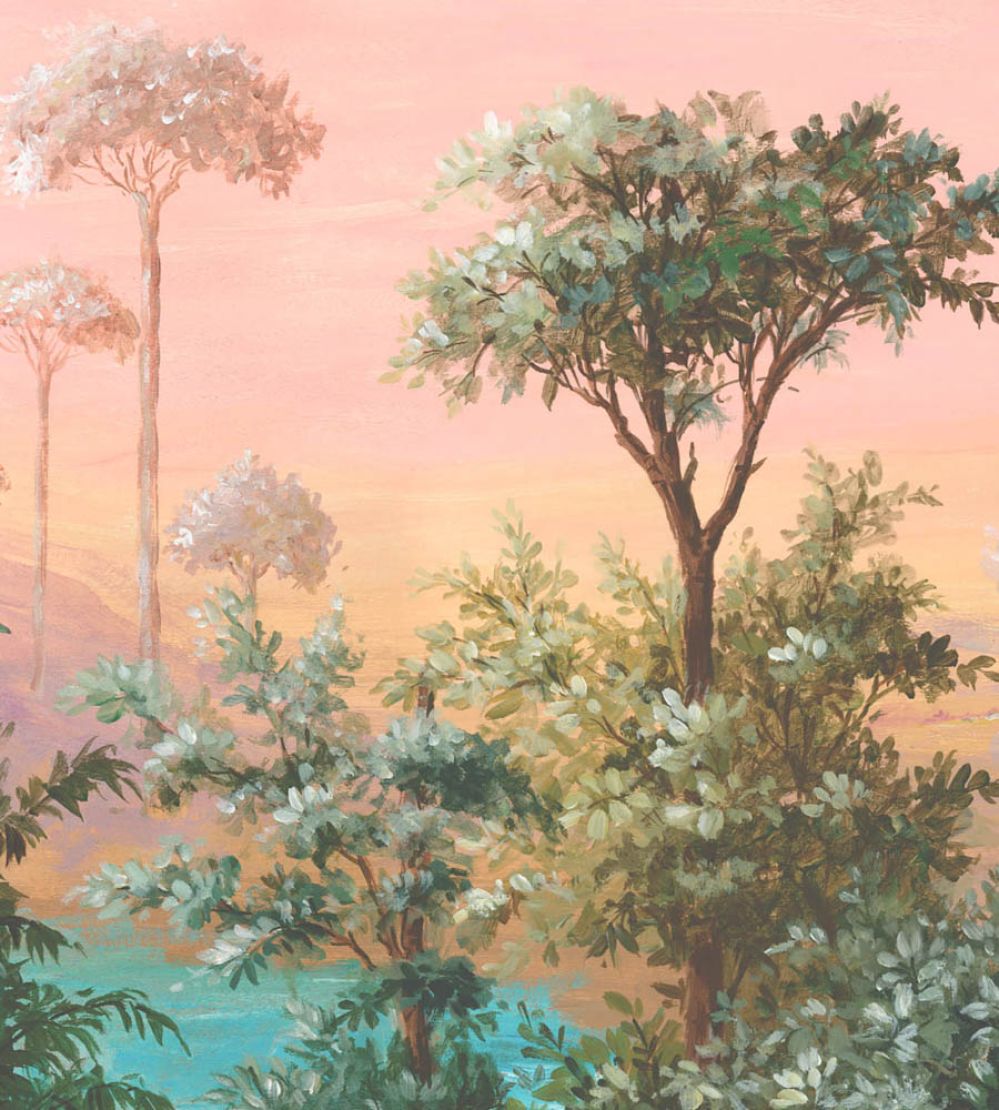 Oasis Mural by Woodchip & Magnolia Pink