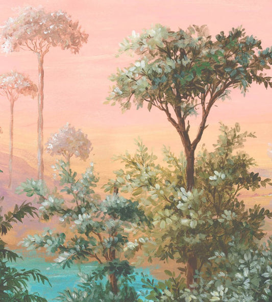 Oasis Mural by Woodchip & Magnolia Pink
