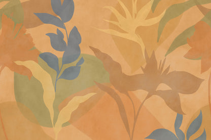 Oaxaca Orange mural by Hovia