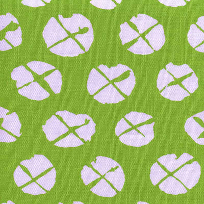 Obi II Reverse Jungle Green fabric by China Seas
