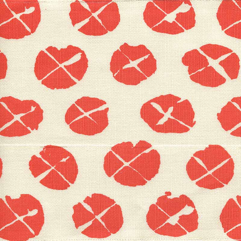 Obi II Reverse Orange fabric by China Seas