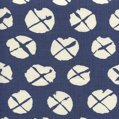 Obi II Reverse Navy fabric by China Seas