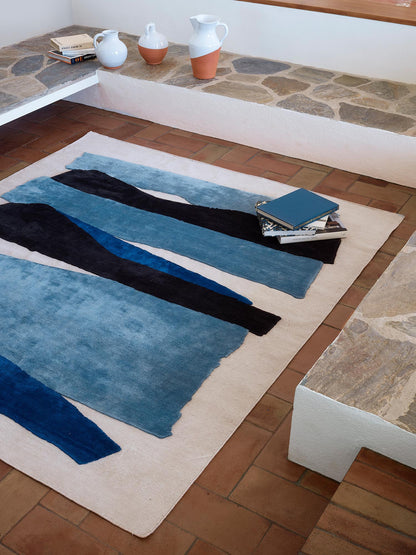 Obsidienne Rug by Pierre Frey shown in a room setting (view 2)