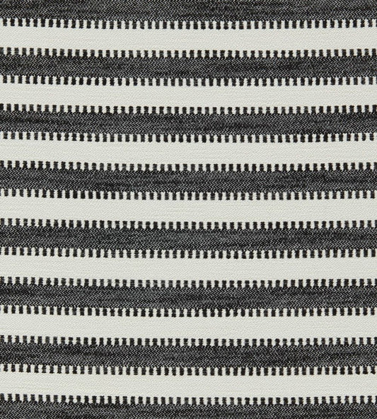 Ocala Stripe Fabric by Harlequin Black Earth/Chalk