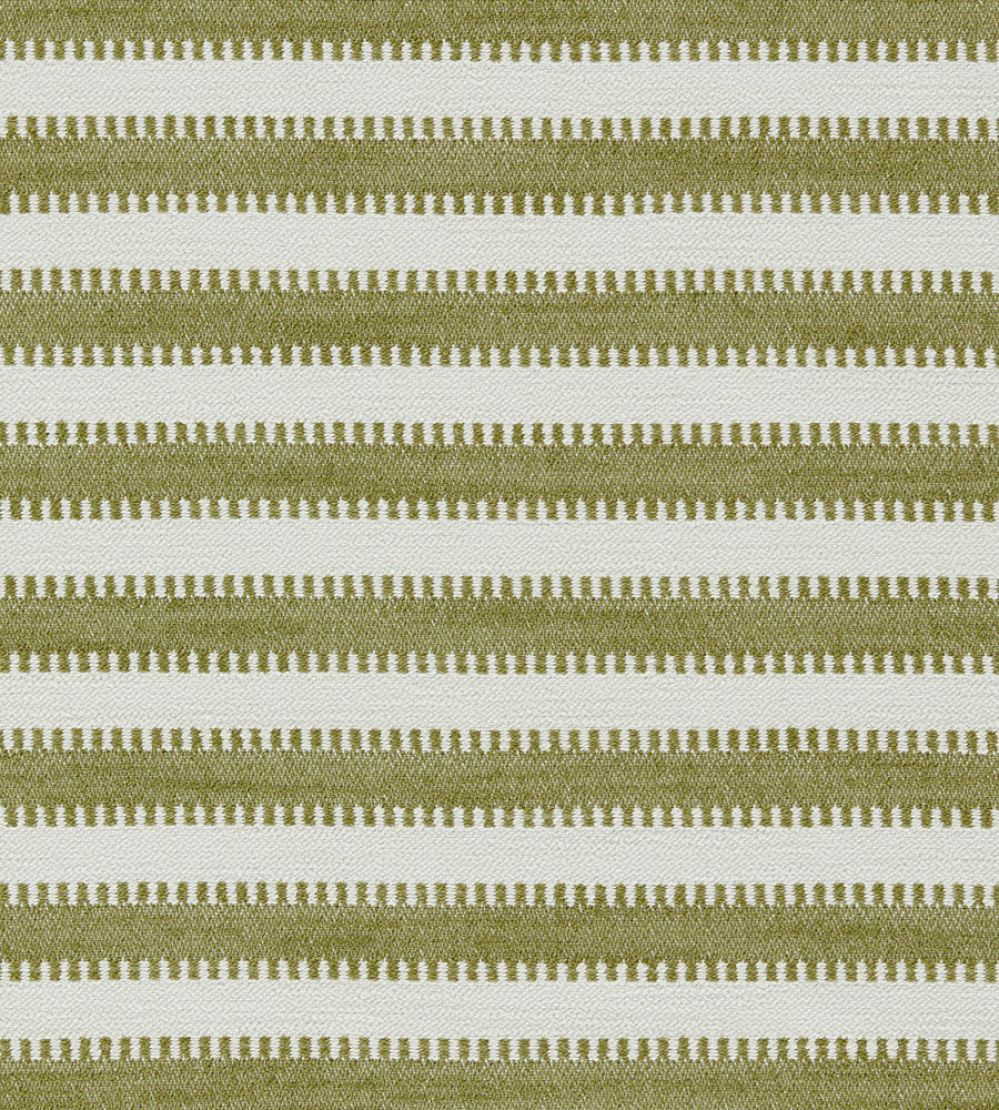 Ocala Stripe Fabric by Harlequin Grass/Chalk