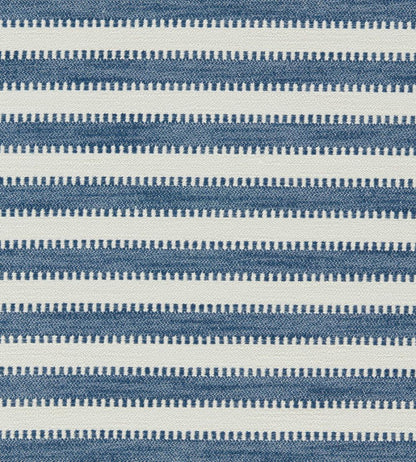 Ocala Stripe Fabric by Harlequin Indigo/Chalk