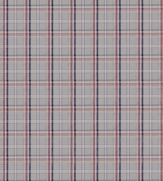 Ocean Check Fabric by Mulberry Home Blue