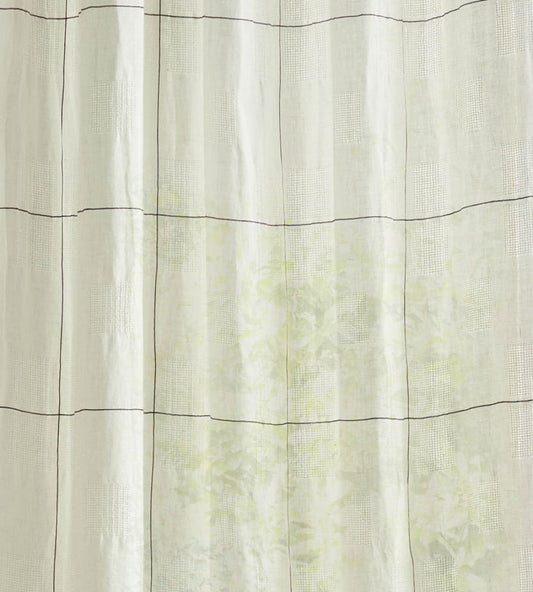 Oceana Check Fabric by Sanderson Seaspray White