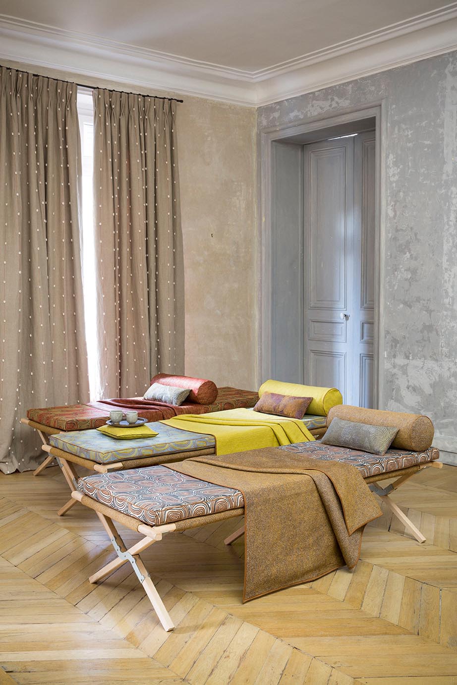 Oceanie Fabric by Pierre Frey shown in a room setting (view 2)