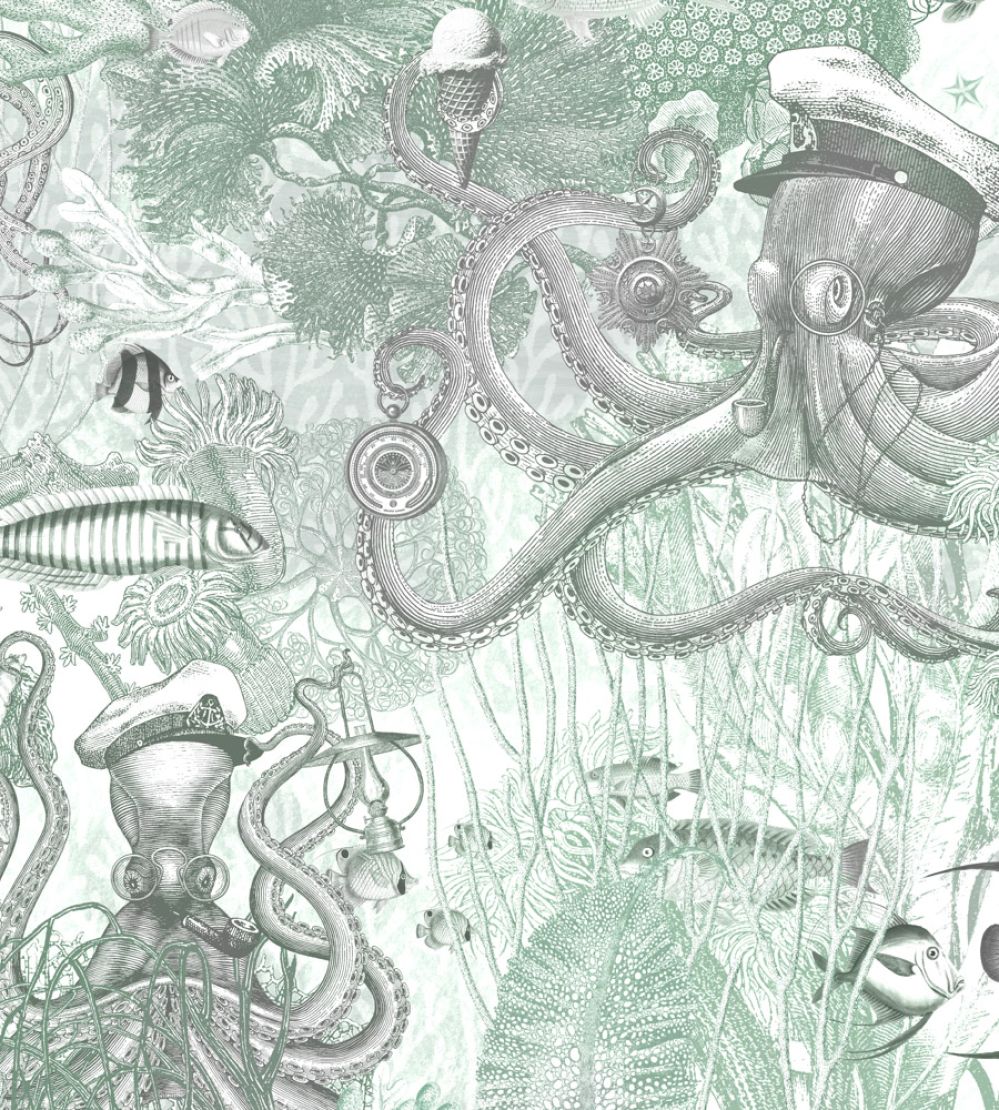 Octopus Wallpaper by Brand McKenzie Sea Spray