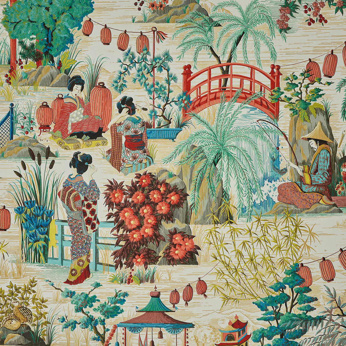 Ogaki Fabric by Pierre Frey shown in a room setting (view 2)